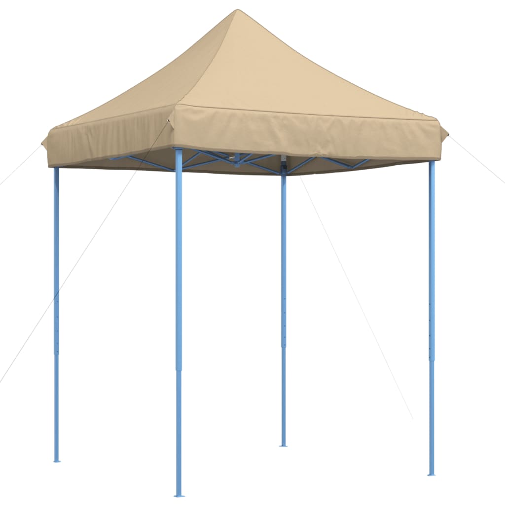 Foldable Pop Up Party Tent Beige 200x200x306 cm