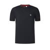Tennis Series Simple Nautical Casual Daily Versatile Comfortable Knit Short Sleeve T-Shirt Men Tops Navy-Blue A51M523101F-NV