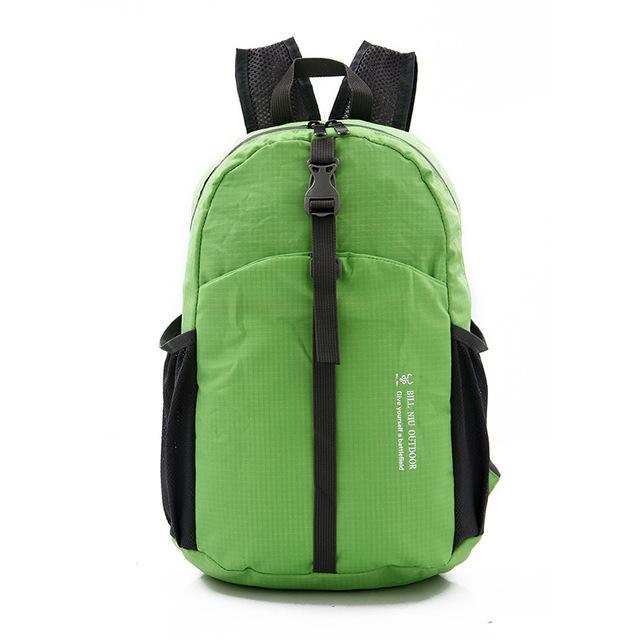 Unisex Lightness Bag Casual Outdoor Sports Nylon Women Backpacks Shoulder Bags Small Portable School Backpack Teenager Folding Bicycle Bag
