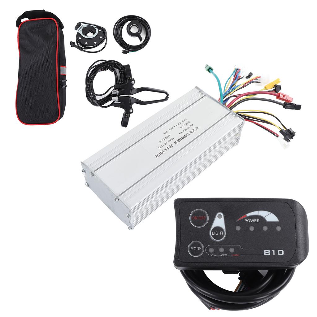 DC 36V 48V контроллер двигателя S810 комплект панели дисплея литиевая батарея комплект для модификации электрического велосипеда