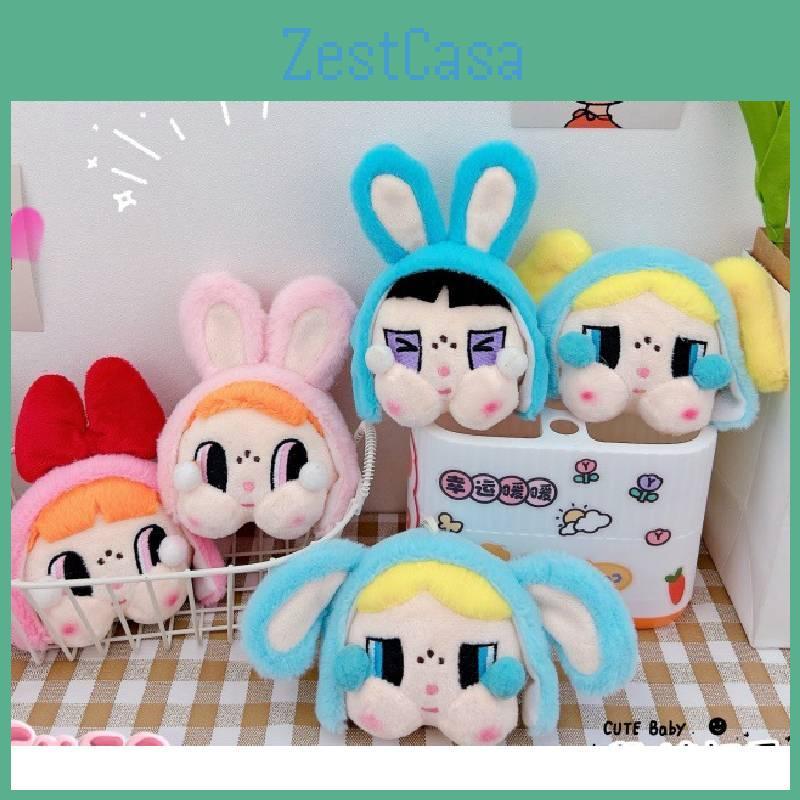 Очаровательный пушистый брелок для ключей Doodoo Girl, плюшевое кольцо для ключей, милый брелок для сумки для пар