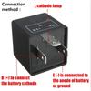 3P Car Motorcycle LED Flasher Relay 12V Universal Electronic Adjustable Freauency LED Turn Signal Light Blinker Flasher Relay