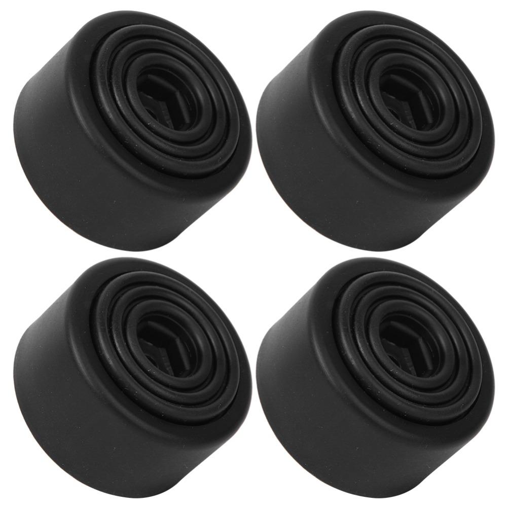 4Pcs Feet Pad M8 Screw Sofa Legs 35mm Height Black Cabinet Leg 60mm Width PP Plastic Furniture Accessories Bed Frame