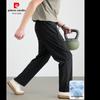 Мужские летние прямые повседневные брюки на шнурке