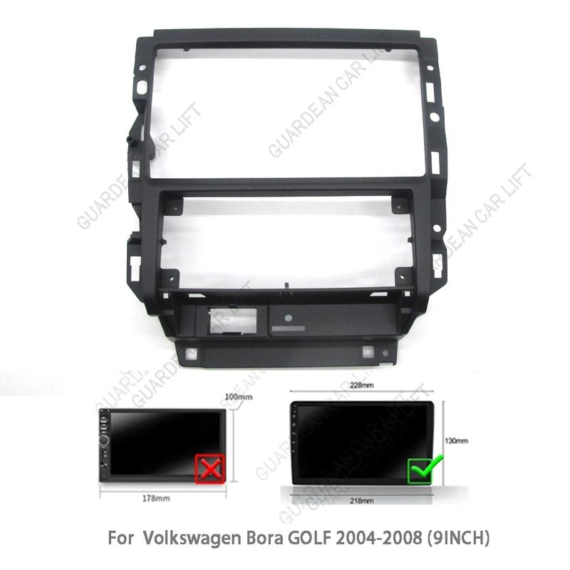 9-дюймовый адаптер-переходник для автомагнитолы для Volkswagen Bora Jetta mk4 GOLF 2004-2008 Рамка для Android-магнитолы Панель для установки на приборную панель Комплект кабелей