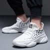 Мужская обувь очень большого размера, новые сетчатые спортивные туфли лето 2025, модная повседневная обувь, папины кроссовки на толстой подошве с внутренней высотой