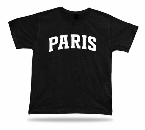 Support Paris T Shirt Basic Arc Style College Wear Apparel Fan Gear Europe Cup