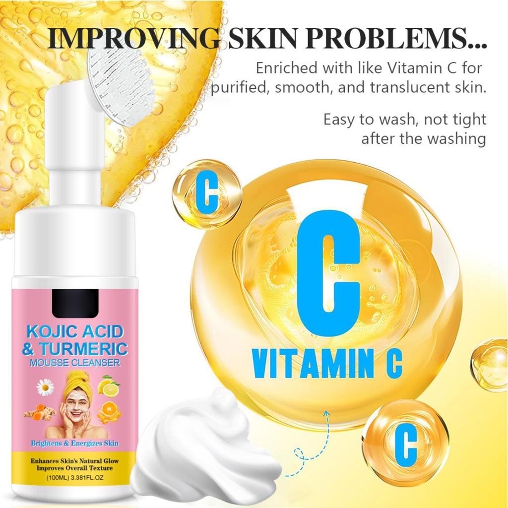 Foaming Face Wash For Exfoliation, Pigmentation Removal And Even Skin Tone 100ml