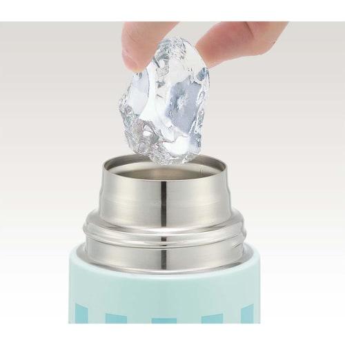 Skater Kids' Stainless Steel Water Bottle, 580ml, Direct Drinking, Snoopy 80s Cafe Design, Kid-Friendly, Lightweight, Insulated, Sports Bottle, Cute,