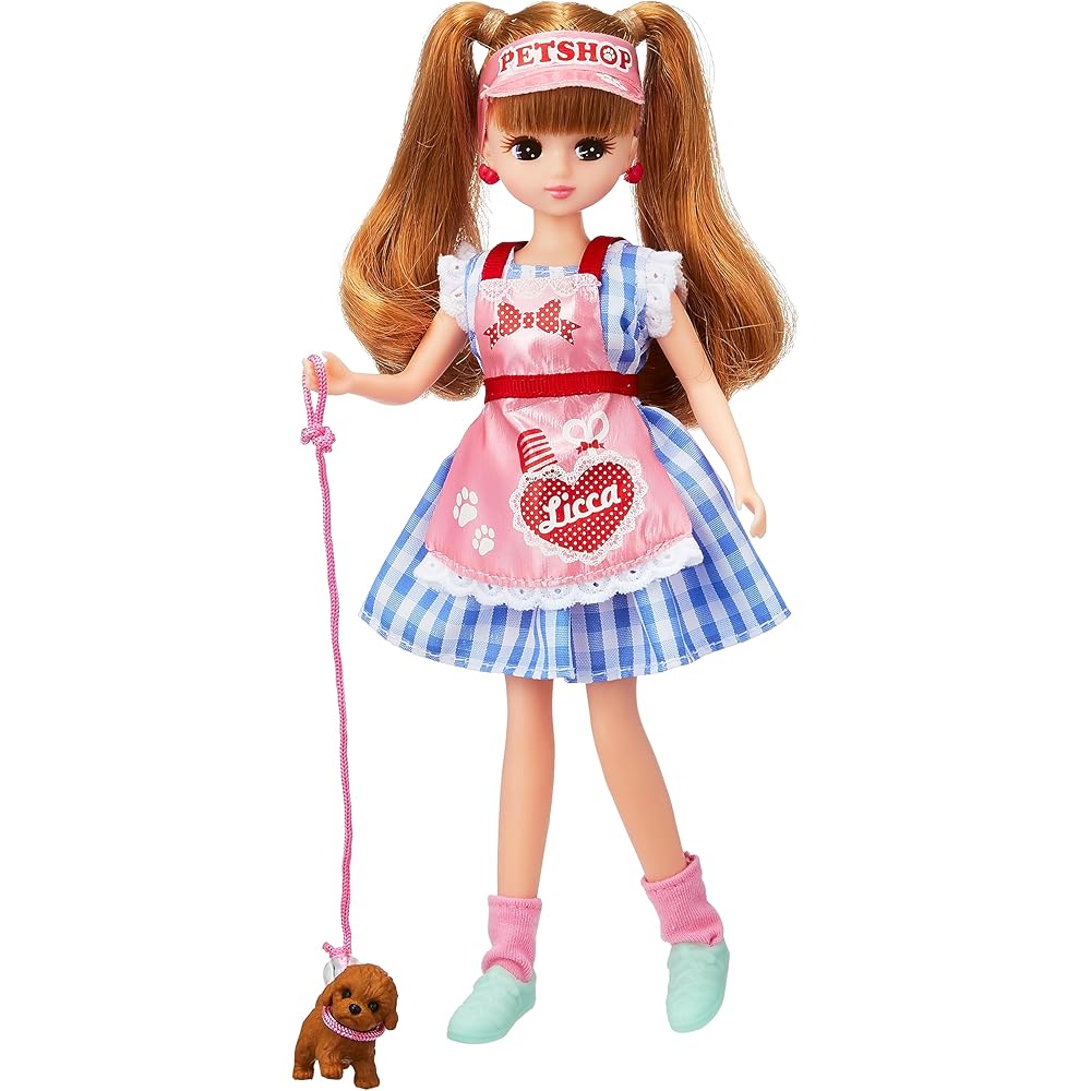 Takara Tomy Licca-chan Doll LD-11 Pet Groomer Toy with Accessories for Kids