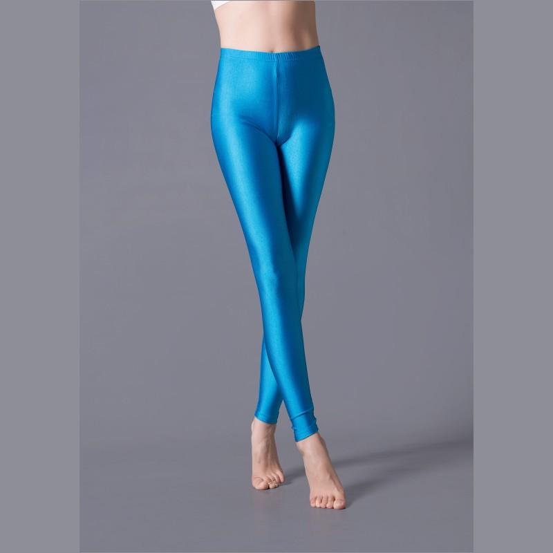 Women Leggings Girl Slim Cropped Trousers High Elasticity Skinny Casual Pants Dance Performance Trousers