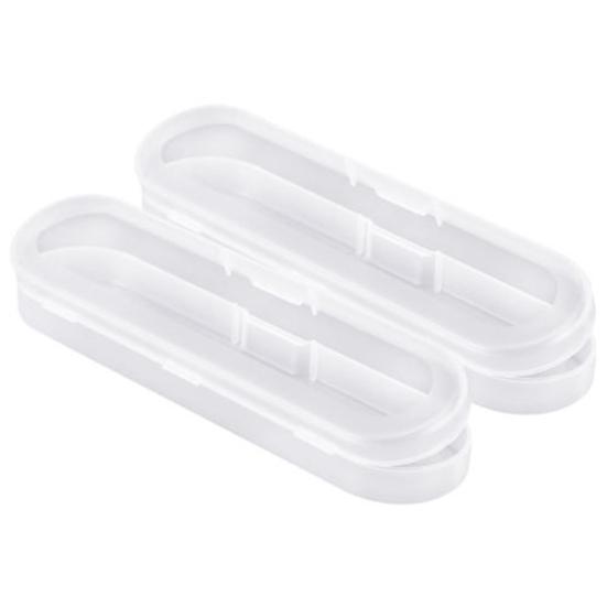 Пластиковый прозрачный длинный ящик для хранения с крышкой для сбора контейнера