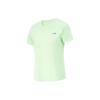 Футболка Li Ning Running Series, однотонная, быстросохнущая, с круглым вырезом, коротким рукавом, реглан, женские топы, Fairy-Fruit-Green ATSU202-5