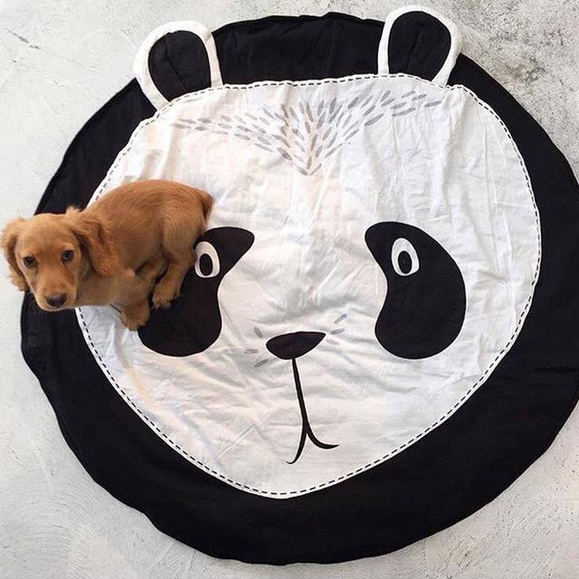 INS детские игровые коврики детский ползающий напольный коврик постельные принадлежности одеяло с кроликом хлопковый ковер декор комнаты