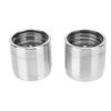 2PCS Trailer Wheel Bearing Protectors with Dust Covers Stainless Steel Universal for Boats Snowmobiles RVs ATVs
