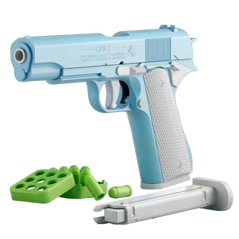 Anti-Stress Mini Guns Toy Carrot Guns Decompression Fidgets Guns Toy for Kids Student Anxiety Reliever Toy Guns