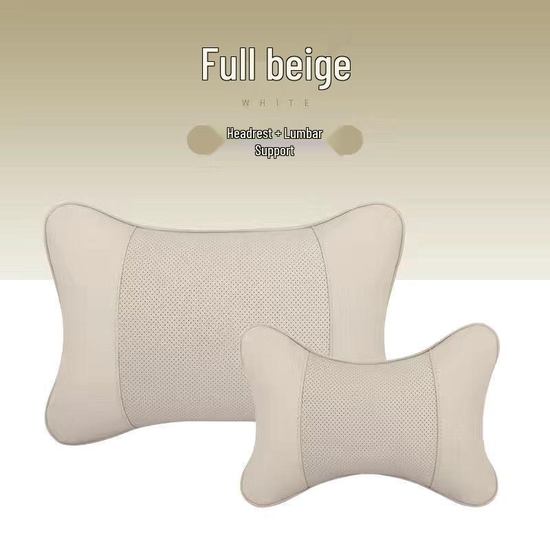Комплект подушек для подголовника, шеи и поясницы для поддержки спины