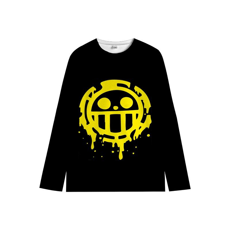 One Piece Luffy свитер Chopper Boys Girls Милая толстовка Zoro Sanji Kids Family Новогодние толстовки с круглым вырезом