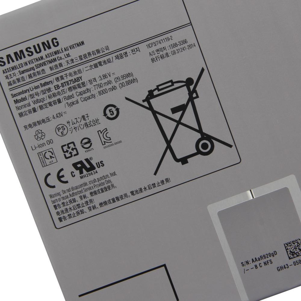 Original Replacement Battery EB-BT975ABY EB-BT875ABY For Samsung Galaxy Tab S7+ SM-T976B SM-T970 Galaxy Tab S7 SM-T875 Tablet Battery
