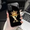 Чехол для Samsung M52 5G Galaxy M14 SM-M526B SM-M146B Чехол для телефона Ударопрочный Модный Инициал Задняя крышка из закаленного стекла