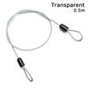 0.5/1/2Meters Bicycle Accessories Bicycle Lock Wire Cycling Strong Steel Cable Lock MTB Road Bike Lock Rope Anti-theft Security 4
