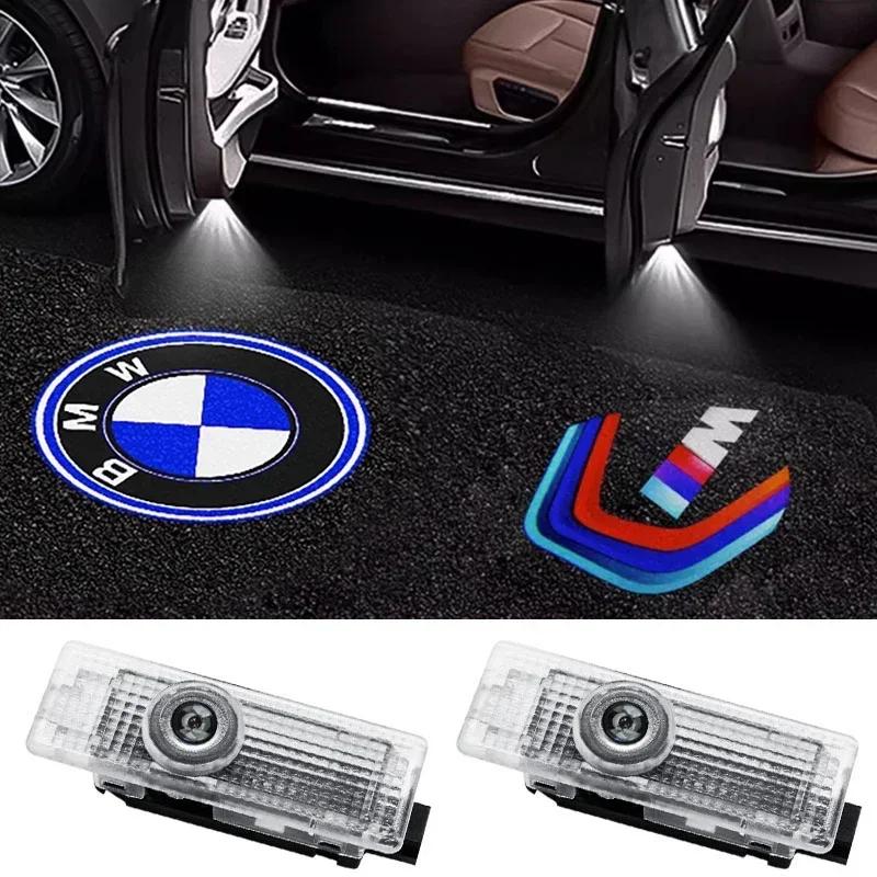 2 шт. Светодиодная лампа-проектор приветствия на дверь автомобиля для BMW X5 E70 E60 F10 F20 F30 X3 X6 Z E90 E92 E83 E87 E46 Серии 3 5 6 7