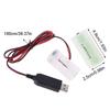 Устранитель батареи USB-источник питания Кабель Замена батареи 1,5 В типа C для радио, электрической игрушки, часов, светодиодной ленты, калькулятора