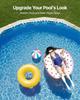 Oval Pool Liner 12x24ft Overlap Style Pool Liner 54in Wall Height
