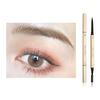 0.1g Eyebrow Filler Ultra-precision Long-lasting Double Head Square Gold Color Tube Beauty Brow Pencil for Women