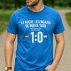 10 Spain vs Argentina Graphic Print Cotton T Shirt Unisex Unisex Unisex Crew Neck Short Sleeve Sports Match Streetwear Daily Tops