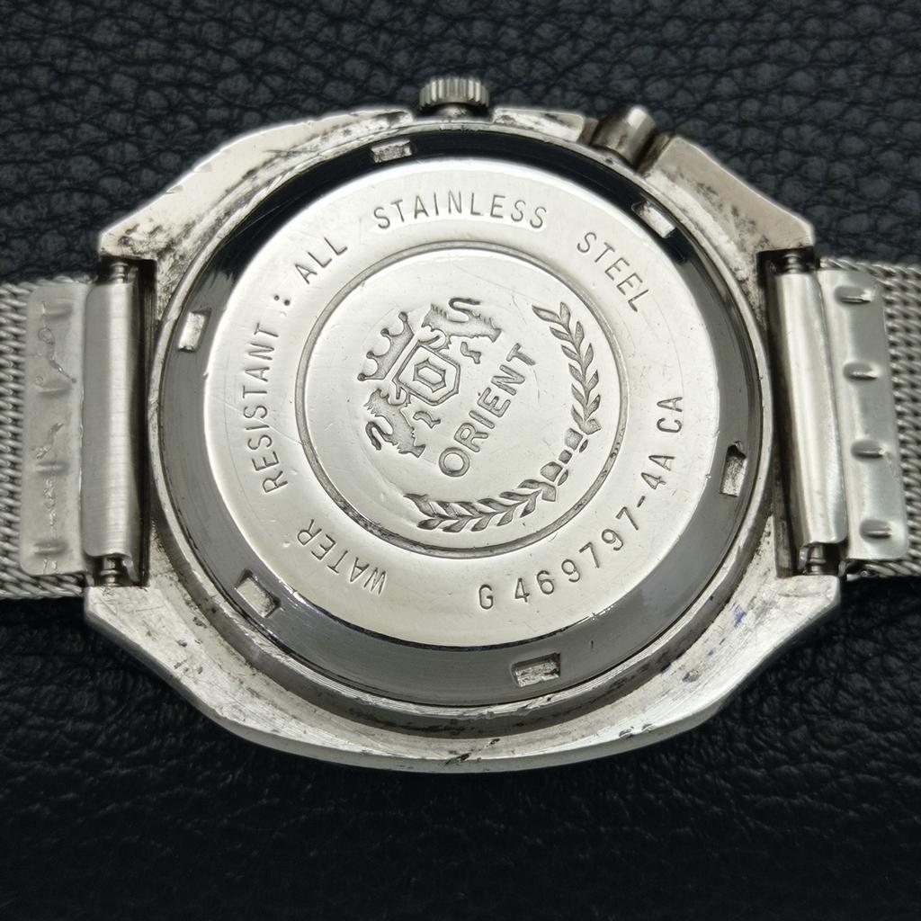 Б/У винтажные часы ORIENT AUTOMATIC 48741 из Японии мужские оригинальные часы с циферблатом a436626-2 R123a-a436626