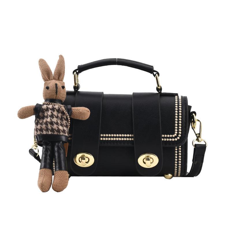 This Year, Foreign Style Contrasts Colors, Retro High-end Sense, Portable Small Bags, Fashionable, Simple and Versatile Commuter Messenger Women's Bag