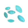 Half Oval Cracked Stone Turquoise Material Flat Back Cabochons For DIY Jewelry Fittings