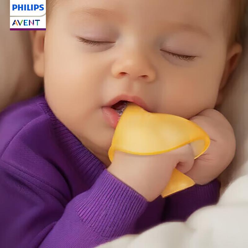Philips Avent Bionic Thumb-Soothing Прорезыватель Bionic Finger Soother Прорезыватель - Янтарно-золотой