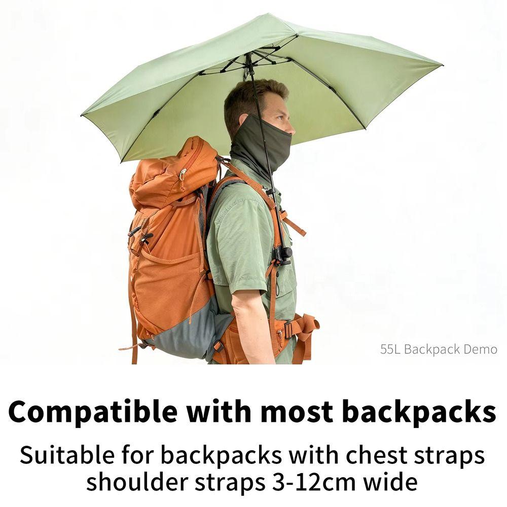 Universal Fit Backpack Umbrella Clip Adjustable Clip Fixed Umbrella Clip Golf
