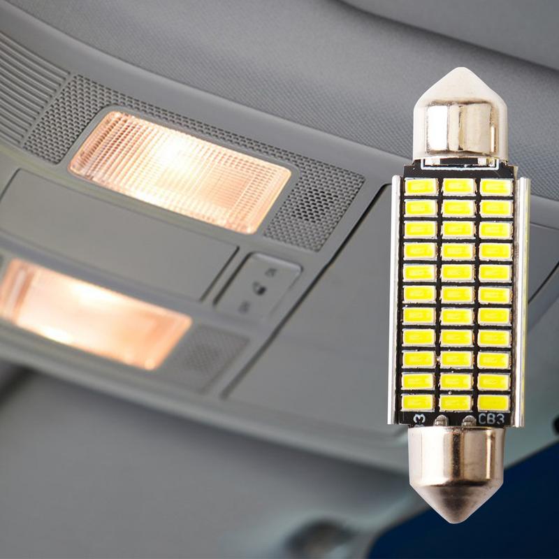 Car Dome Light Double Tip Car Roof Light Bulb LED 41mm Intelligent Decoding Reading Lamp For Automotive Boat Parts High