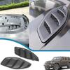 Car Front Hood Bonnet Air Outlet Vent Decoration Cover Sticker Trim for Jeep Wrangler JK 2007-2017 2/4 Door Exterior Accessories