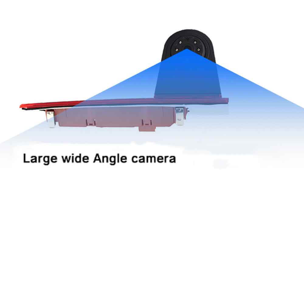 Brake Light Car Rear View Reverse Back Up Parking Camera For Ford Transit Custom 2012-2019 HD Night Vision Waterproof Camera