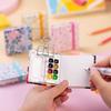 Square Watercolor Painting Book Mini Pocket Sketchbook New Art Painting Notepad  Travel