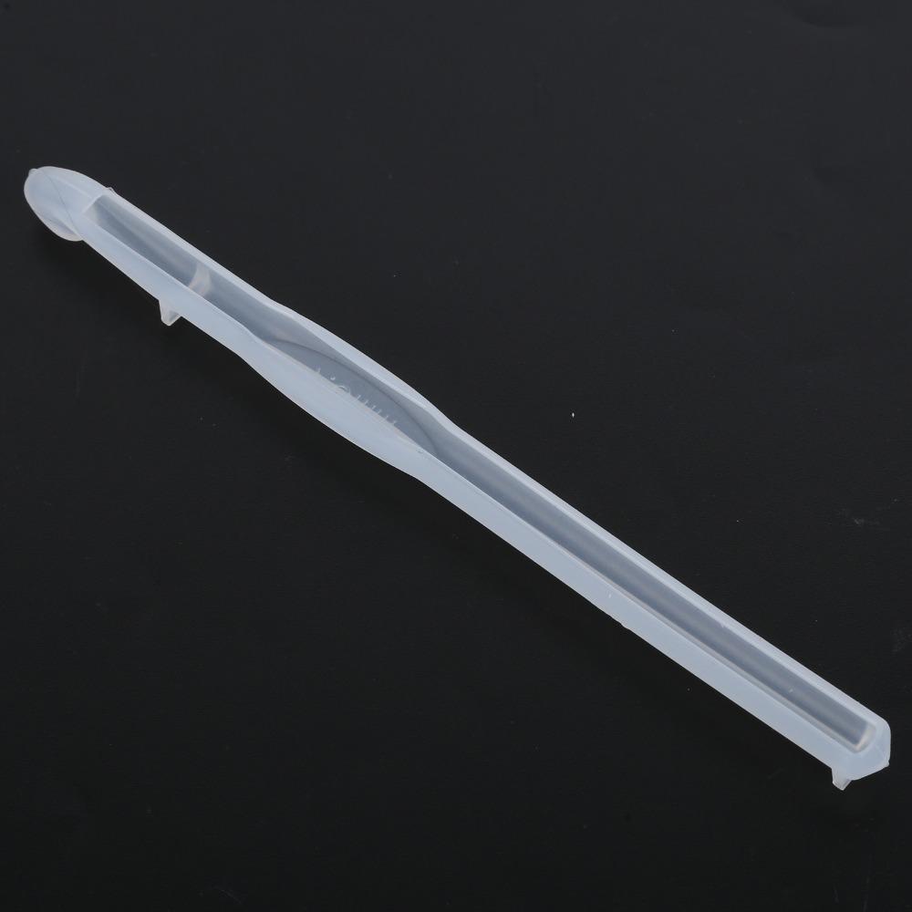 20pcs White Crochet Hooks Mould Resin Casting Knitting Sweaters Tool Yarn Crafts