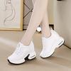Women Sneakers Wedge-heeled Lace-up Shoes Women Vulcanized Shoes Inner Lining for Height Increase Breathable Zapatillas De Mujer