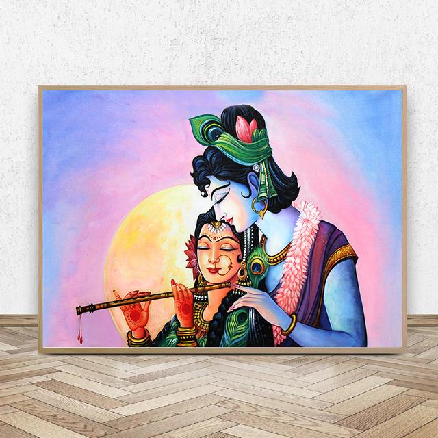 Религия Индия Золото Храм Ганеши Холст Картина Слон Бог Плакат Печать Настенная Картина для Гостиной Настенный Декор Куадрос