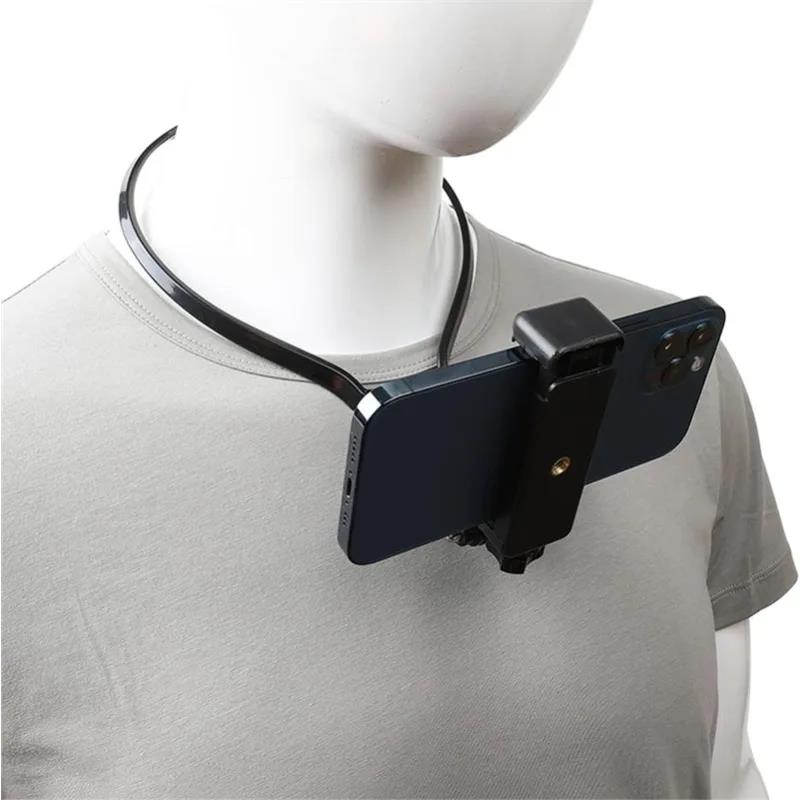 Носимый держатель на шею Hands Free Ленивая подставка для телефона Универсальное крепление для подвешивания для мобильного телефона GoPro 13/12 DJI Док-станция Кронштейн