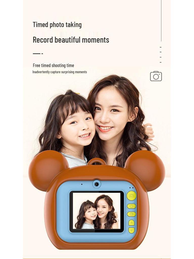 Children's HD Instant Digital Camera for Photos and Videos - Perfect Student Birthday or Festival Gift