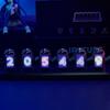 Умные бесшумные ретро-будильники RGB цифровые светодиодные роскошные элегантные часы Nixie Tube Clock Flip Nordic Desk Clock Room Unique Design Clock Office Decoration