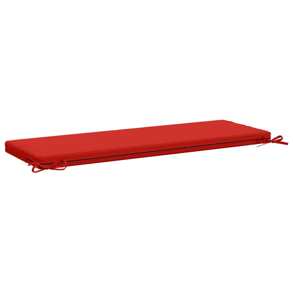 2 piece Bench Cushions SOEST 2 pcs. 100percent Polyester Red