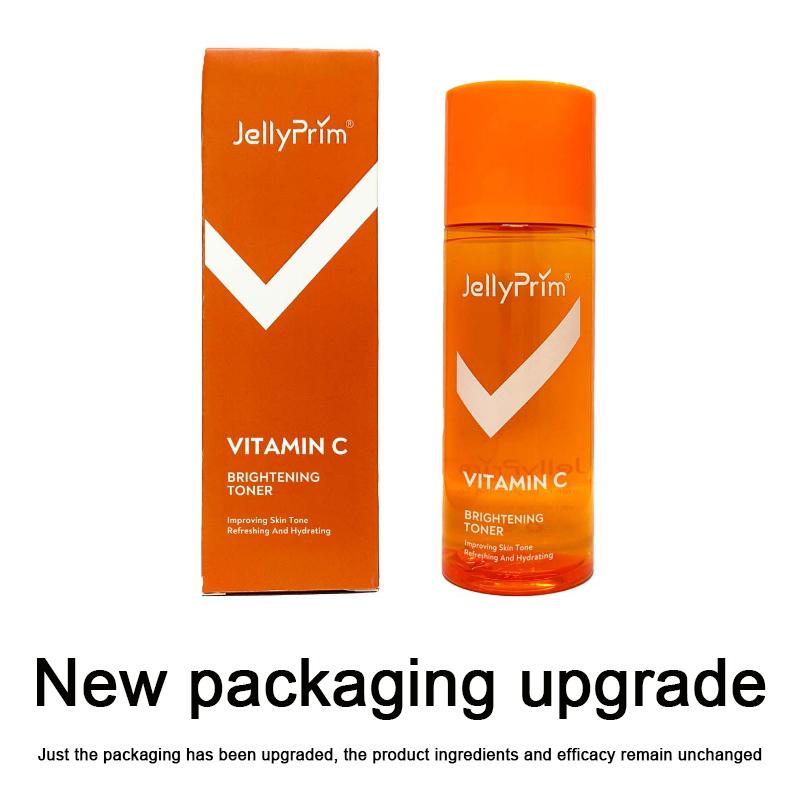 JellyPrim Тоник с витамином С, гиалуроновая кислота, отбеливание, увлажняющий уход за кожей лица