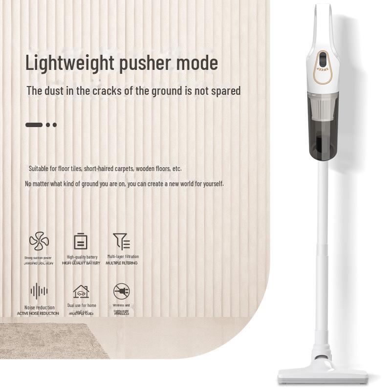 Беспроводной портативный ручной пылесос для дома и автомобиля - мощная, съемная, компактная уборочная машина
