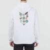 Puma Downtown Fun Logo Print Hoodie Men Tops White 535412-02