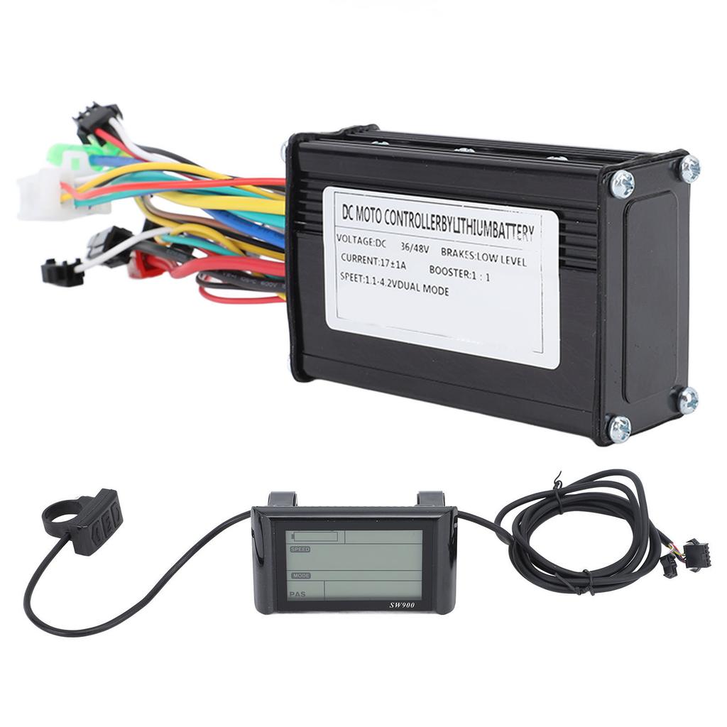 DC 36V 48V 17A 3 Mode Sine Wave Controller SW900 LCD Display Kit for 250W 350W Electric Bike Bicycle Motor Lithium